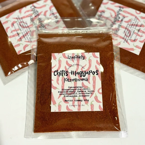 Ízműhely- Chilis-magyaros fűszerkeverék csomag (5 db)