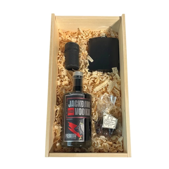 Fekete vodkás csomag