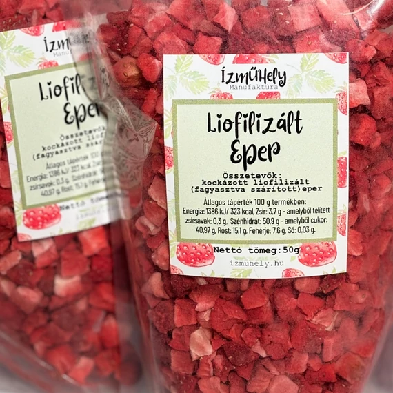 Ízműhely- Liofilizált eper csomag (5 db)