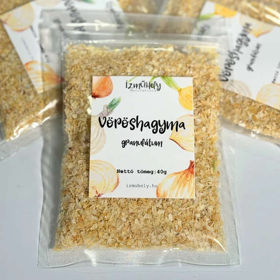 Ízműhely- Vöröshagyma granulátum (5 db)