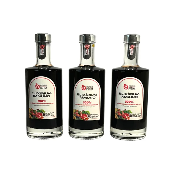 Elixírium Immuno 3 féle összetevővel 3x350 ml