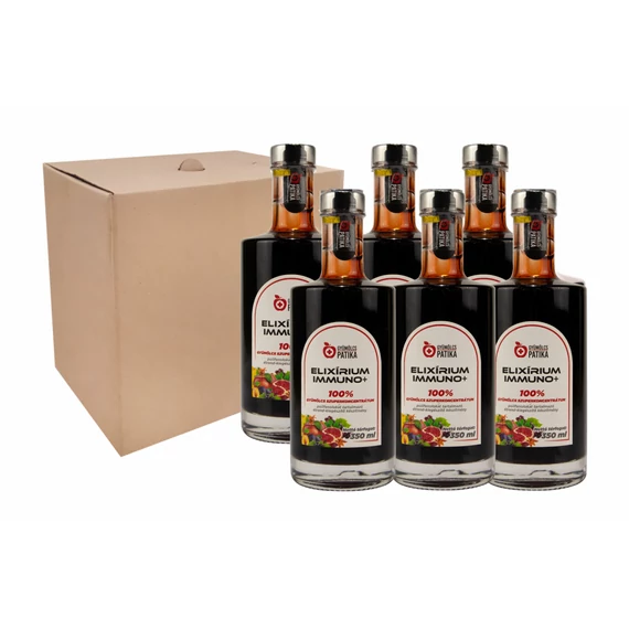 Elixírium Immuno+ 8 féle összetevővel 6x350 ml