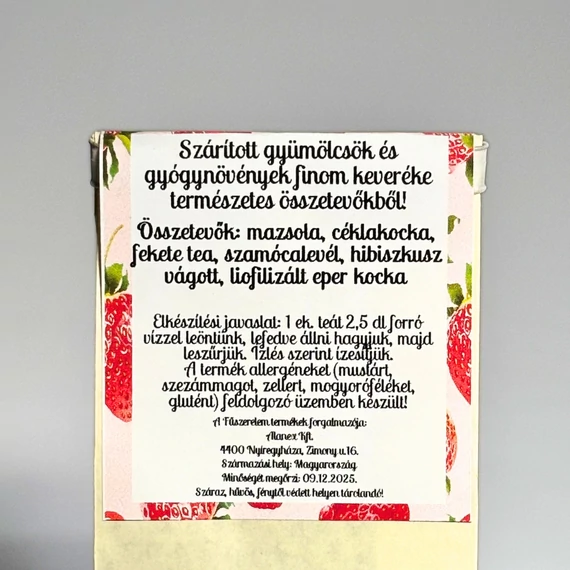 Ízműhely- Gyümölcstea epres