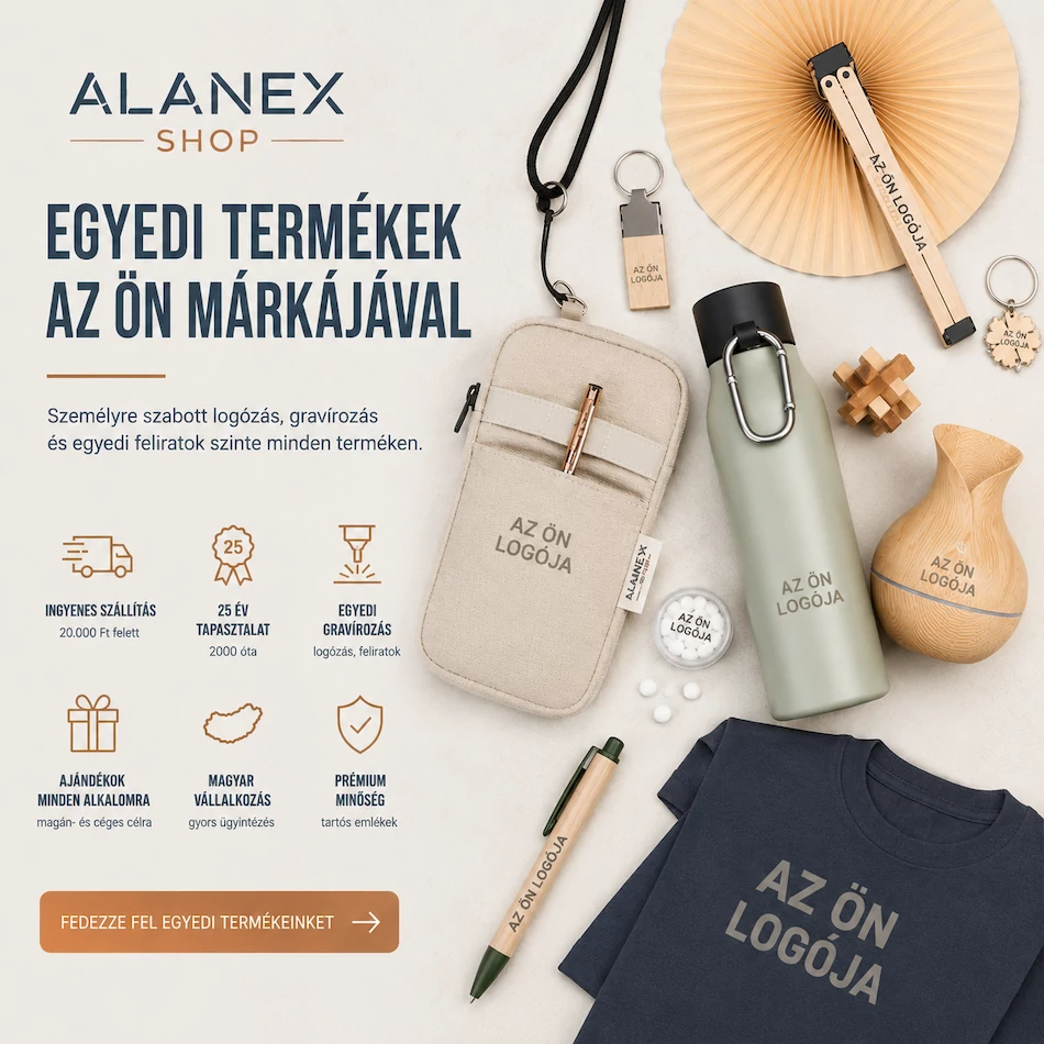 Egyedi termékek saját logóval