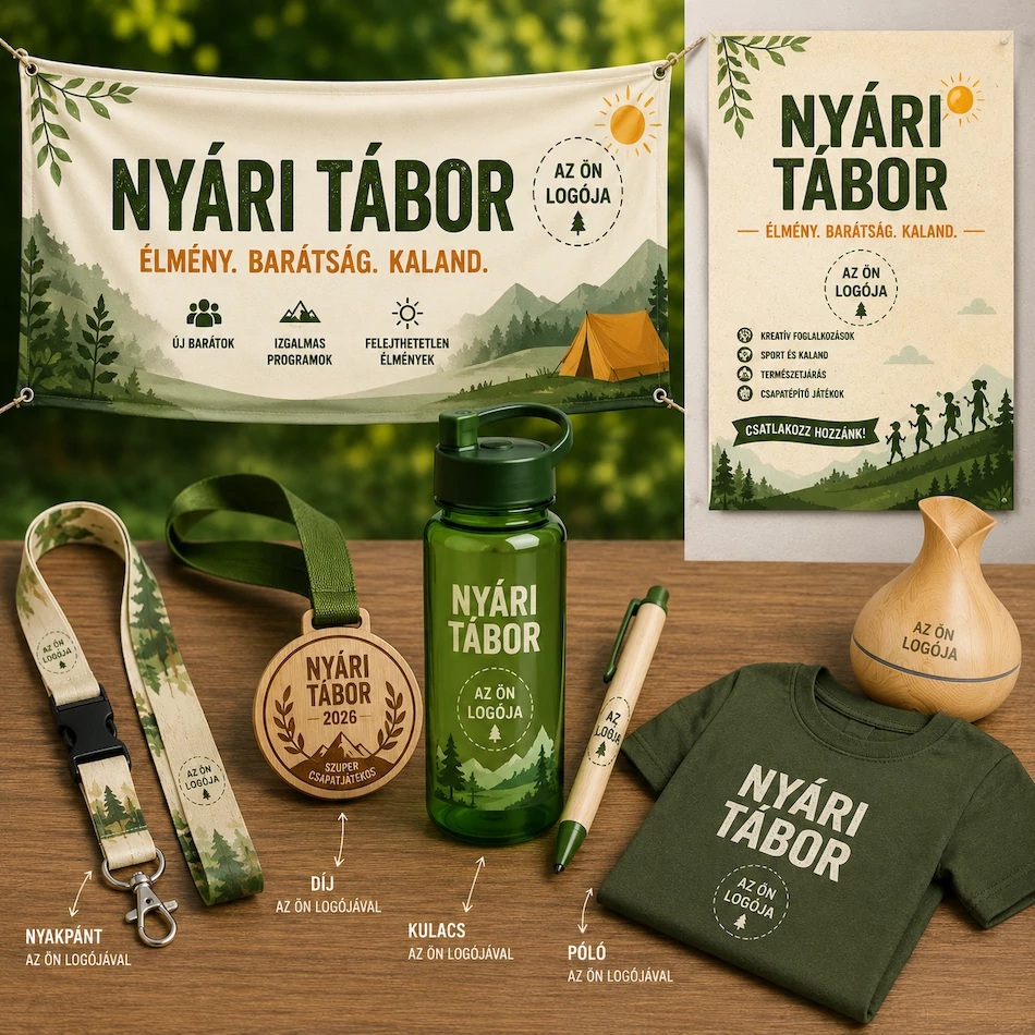 Nyári táborok saját arculattal